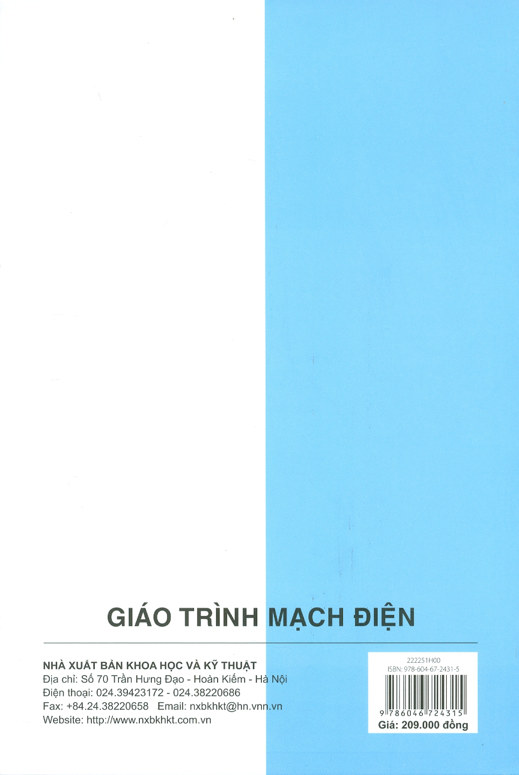 Giáo Trình MẠCH ĐIỆN