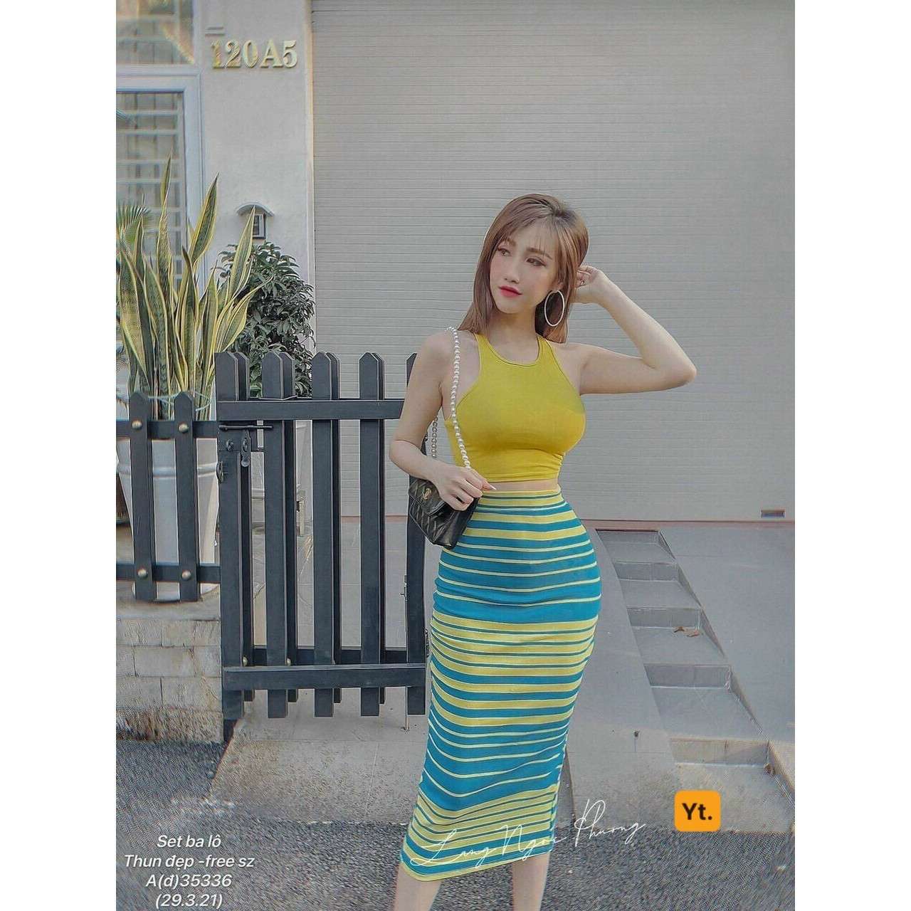 Set váy sọc
