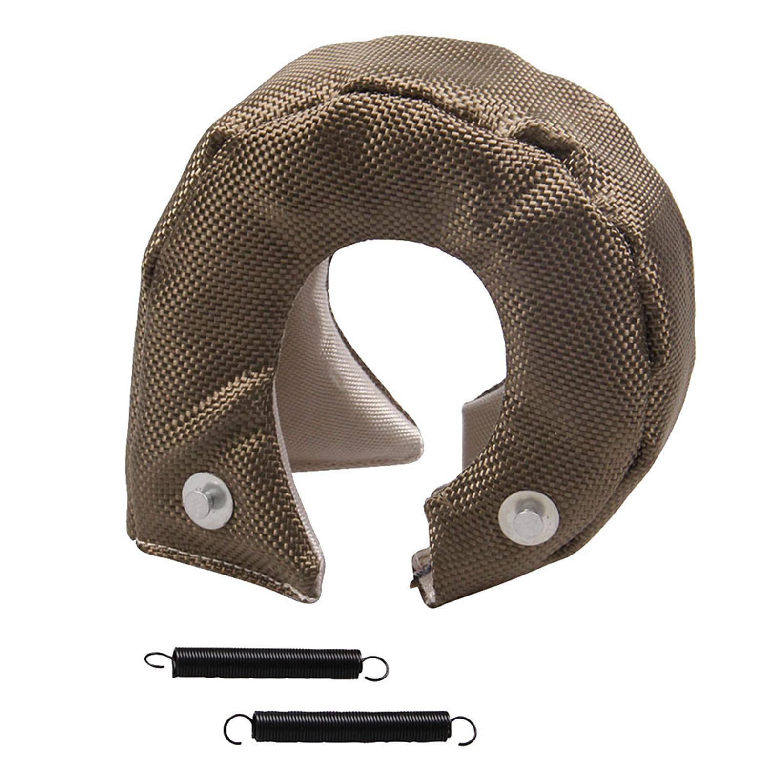 Turbocharger Heat Shield Cover for T3 High Temperature Turbo Charger Wrap with Fastener Springs Housing Turbo Blanket Cover Car Accessories