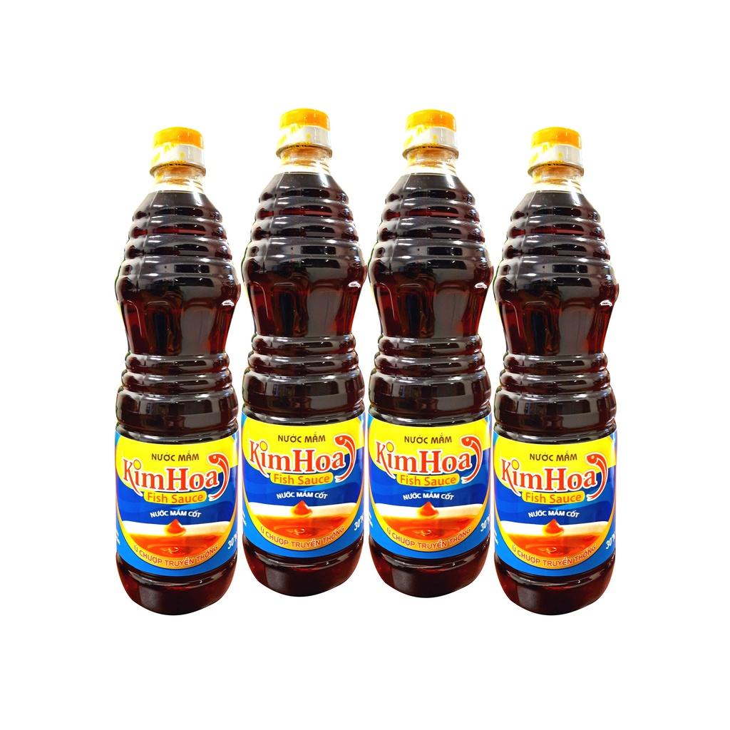 Nước Mắm Kim Hoa Phú Quốc 30 độ đạm chai 1 Lít