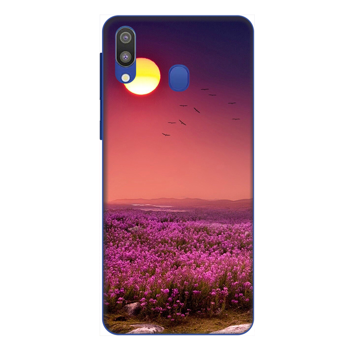 Ốp lưng điện thoại Samsung Galaxy M20 hình Hoa Tím Hoàng Hôn
