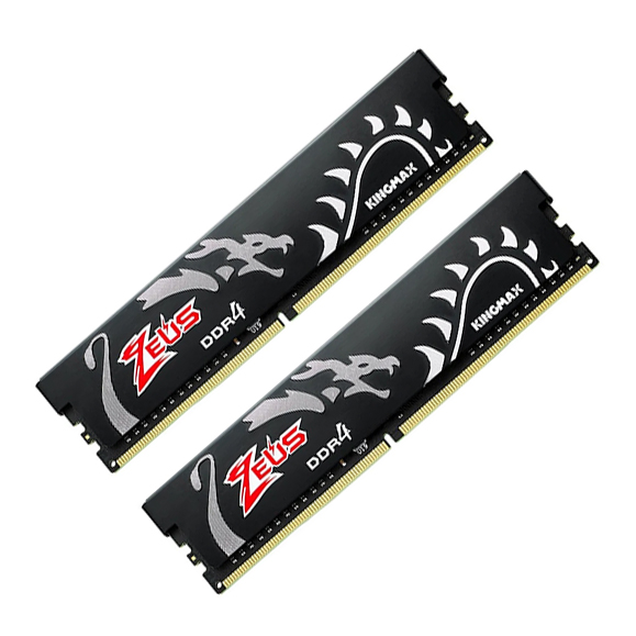 Bộ nhớ ram pc Kingmax Zeus Dragon 32GB (2x16GB) DDR4 3000MHz - Hàng Chính Hãng