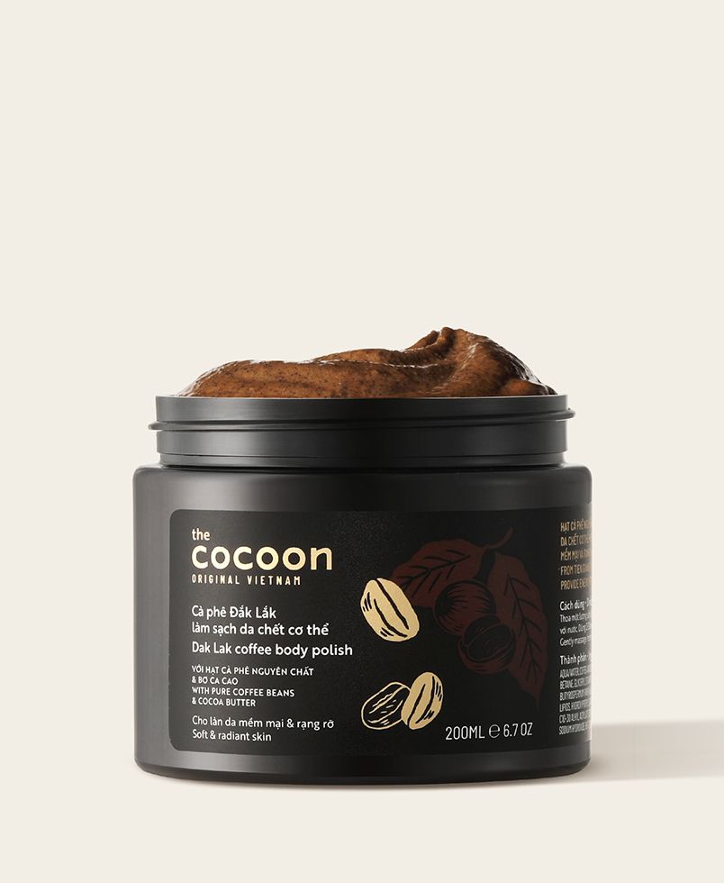 Combo 2 hũ Cà phê Đắk Lắk làm sạch da chết Cocoon
