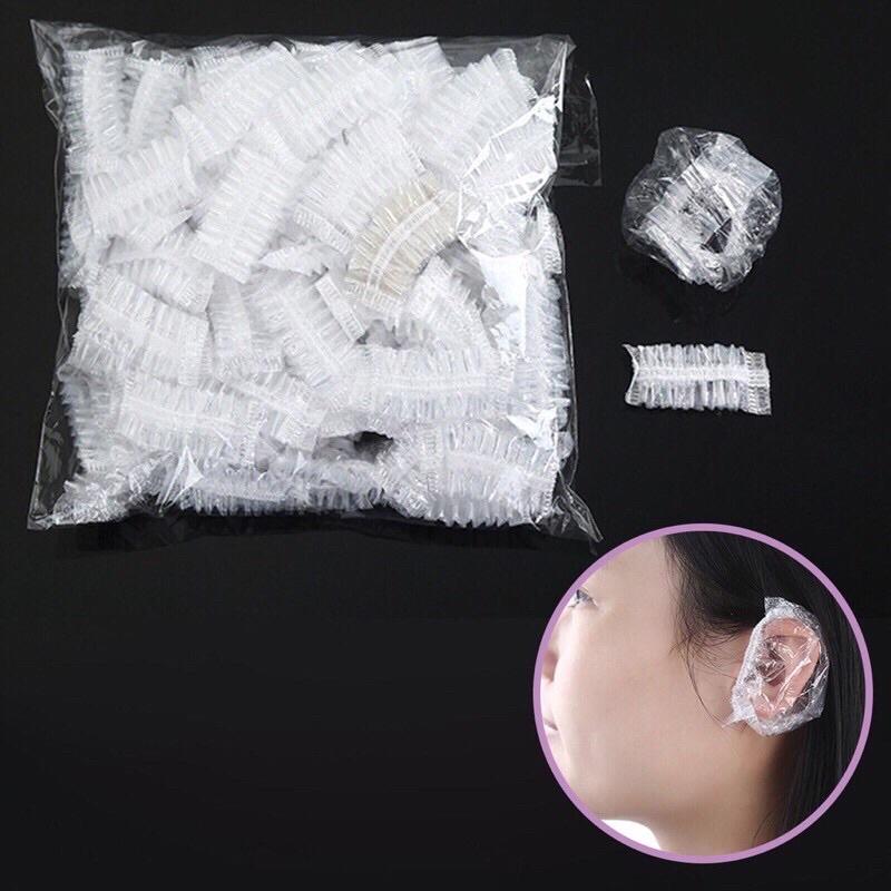 Combo 2 bao trùm bịt tai chống nước khi tắm cho bé, uốn, duỗi, nhuộm tóc deal 1k
