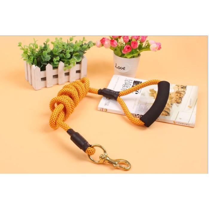 Dây dắt chó bằng dù móc đồng chó lớn không trơn trượt