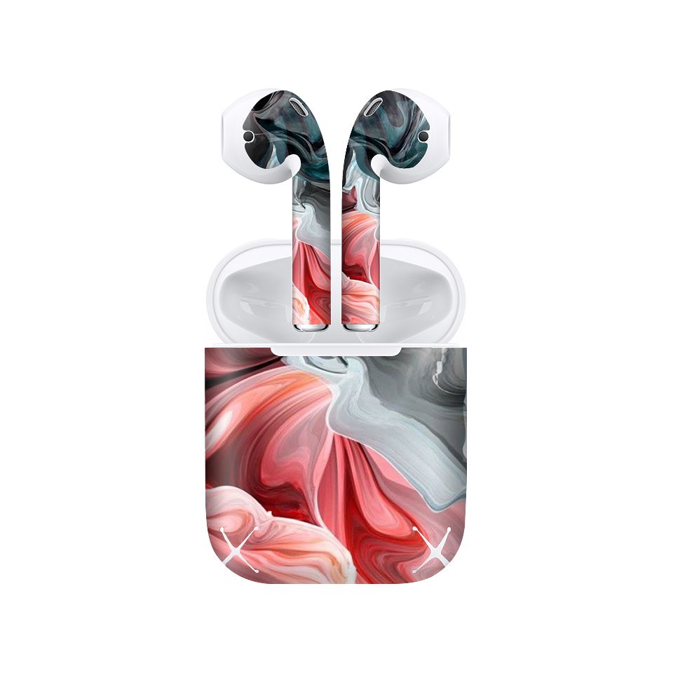 Miếng dán skin chống bẩn cho tai nghe AirPods in hình Họa tiết - HTx013 (bản không dây 1 và 2)