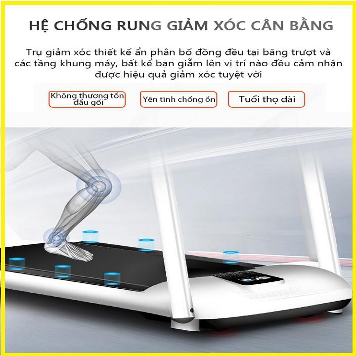 Máy chạy bộ SAIB S1 xếp gọn, mặt đồng hồ cảm ứng O