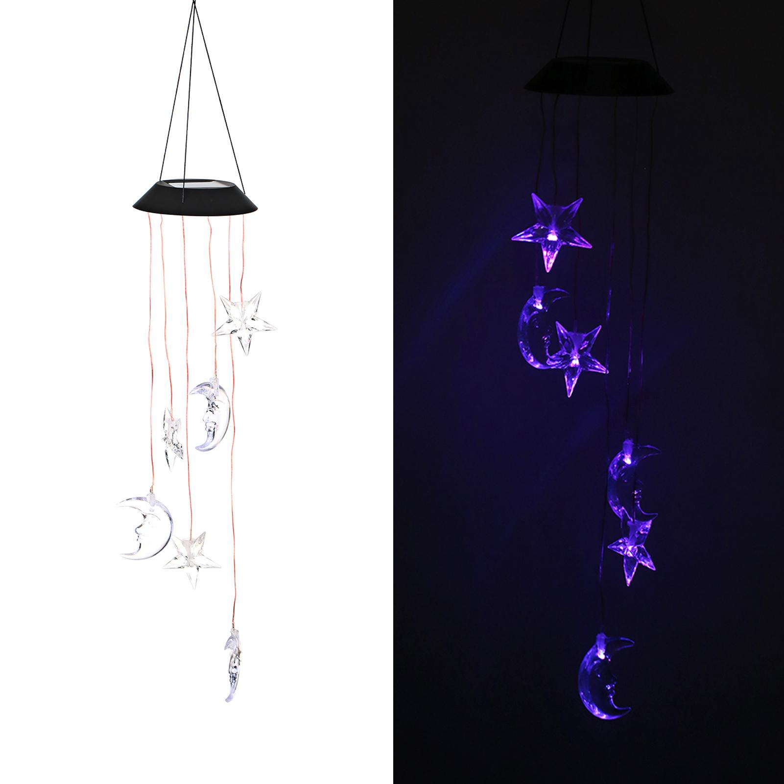 Chuông gió phát sáng sử dụng năng lượng mặt trời, không thấm nước