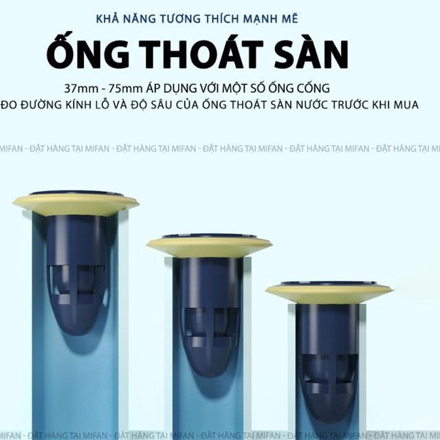 Bộ Lõi Lọc Khử Mùi Hôi Lỗ Thoát Sàn MIFAN 2021 - Ngăn Chặn Mùi Hôi Cống, Chống Côn Trùng Lỗ Thoát Nước Nhà Tắm, Vệ Sinh