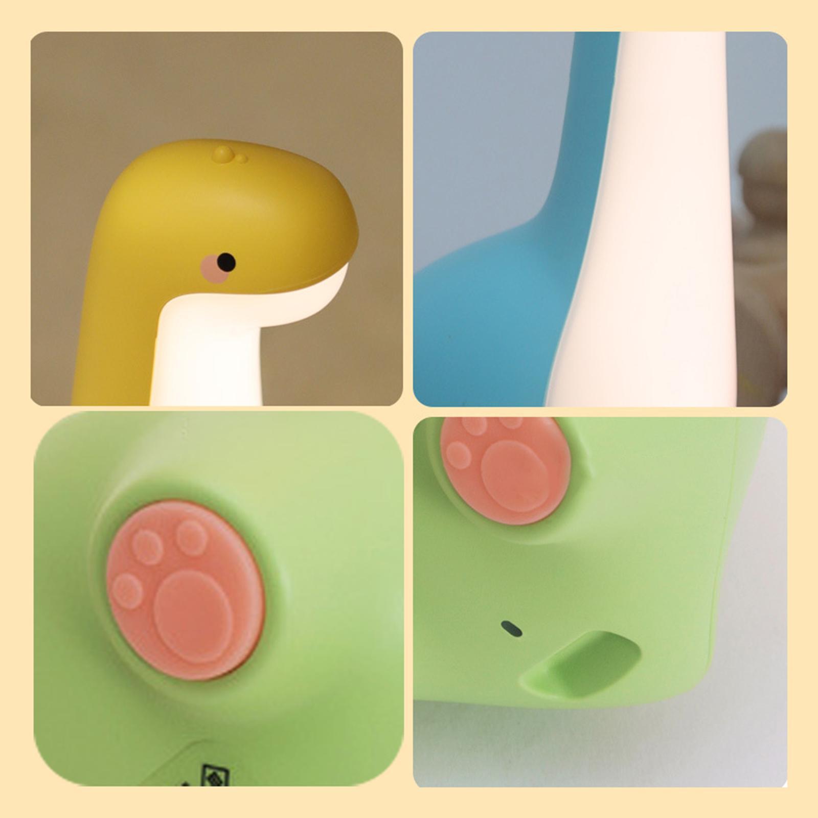 Cartoon Dinosaur Night Light Nightlight USB Rechargeable for Baby