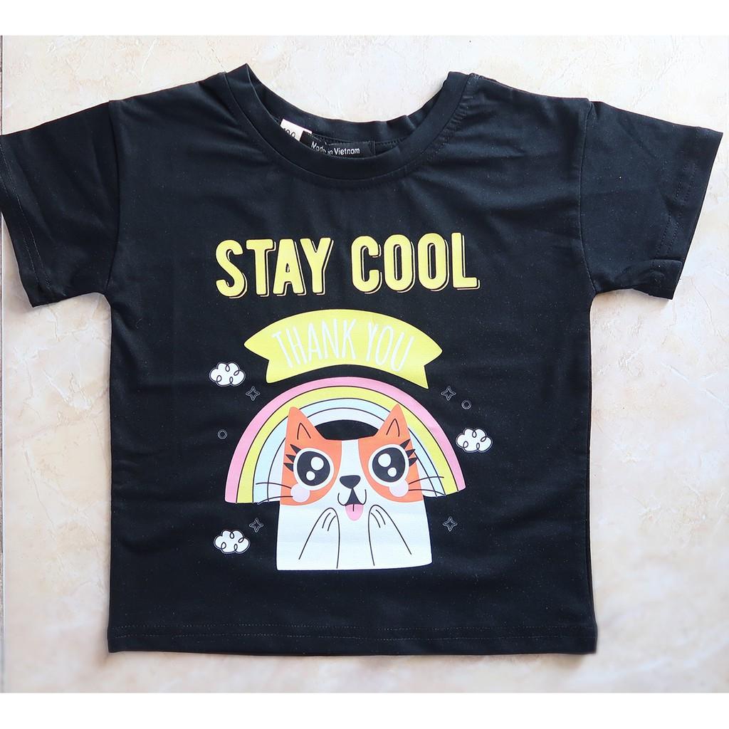 Áo thun trẻ em nam cotton 100% các màu : Mã 032