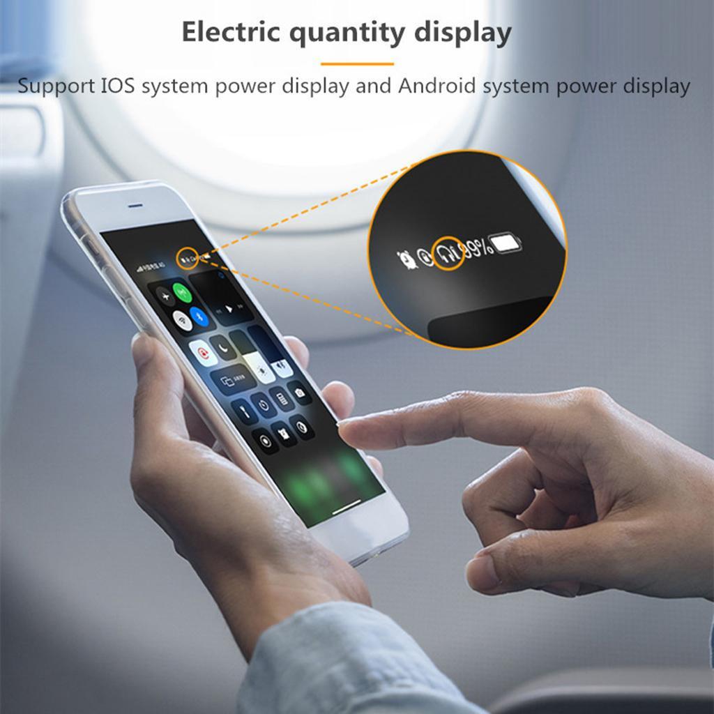 Gazechimp 2x Bluetooth Headset Ear Hook Hands Free Earphones with Built-in Mic