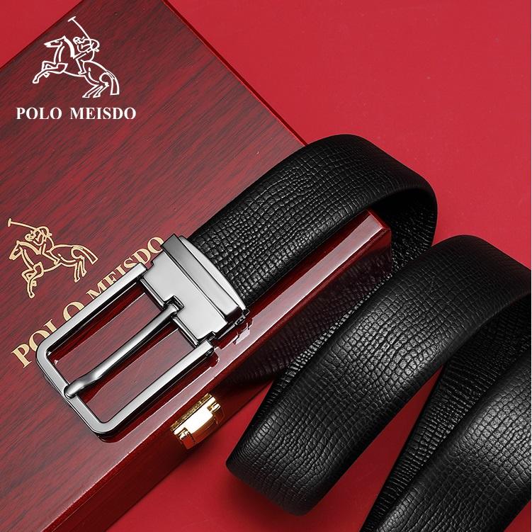 Thắt Lưng Nam Cao Cấp Hàng Hiệu POLO MEISDO Da Bò Thật 100% Sang Trọng Đẳng Cấp Bảo Hành 1 Năm PL70
