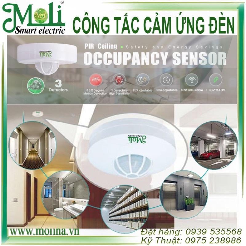 CÔNG TẮC CẢM ỨNG HỒNG NGOẠI MOLI - CẢM ỨNG BẬT ĐÈN ÂM TRẦN