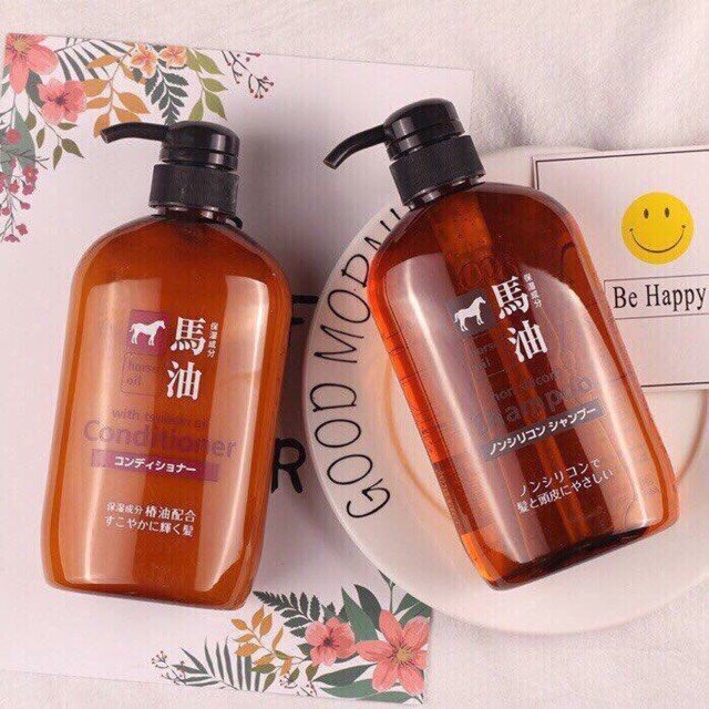 Dầu Xả Phục Hồi Tóc Hư Tổn,Khô Chẻ Chiết Xuất Từ Dầu Ngựa Deve Cosme Station Conditioner(600mL)