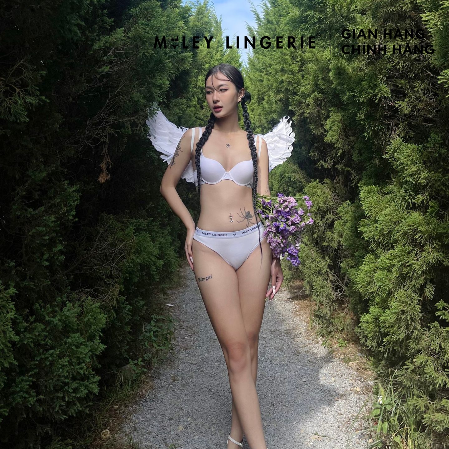 Bộ Đồ Lót Miley Lingerie Vải Thiên Nhiên Bamboo Miley Nature BRB02001_FBS0201