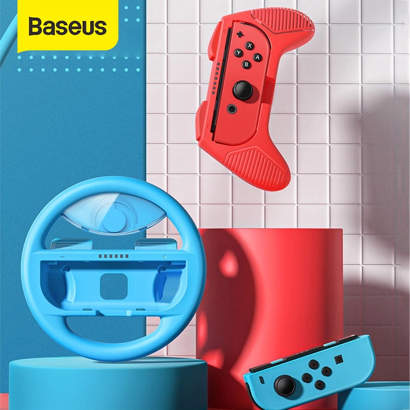 Bộ 2 vỏ bọc bảo vệ cho tay cầm chơi game Nitendo Switch hiệu Baseus GS03 / GS04 (chất liệu cao cấp, hỗ trợ chơi game tốt hơn) - Hàng nhập khẩu