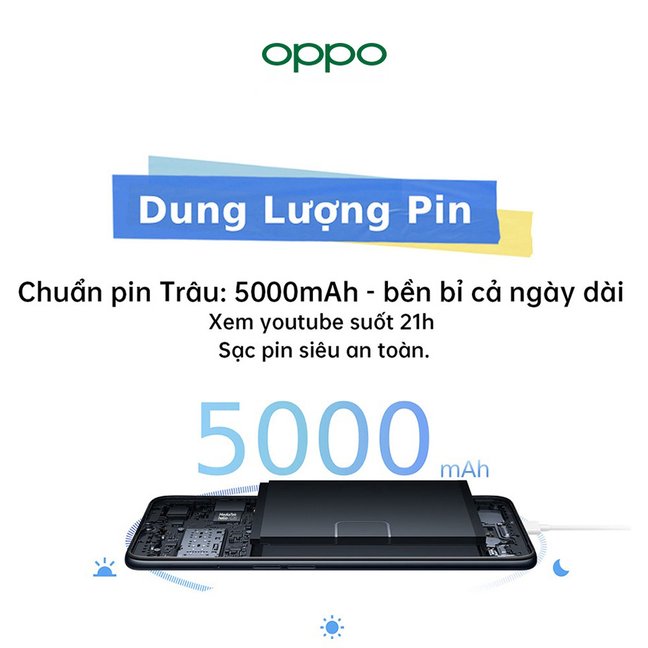 Điện Thoại Oppo A16 (4GB/64G) - Hàng Chính Hãng