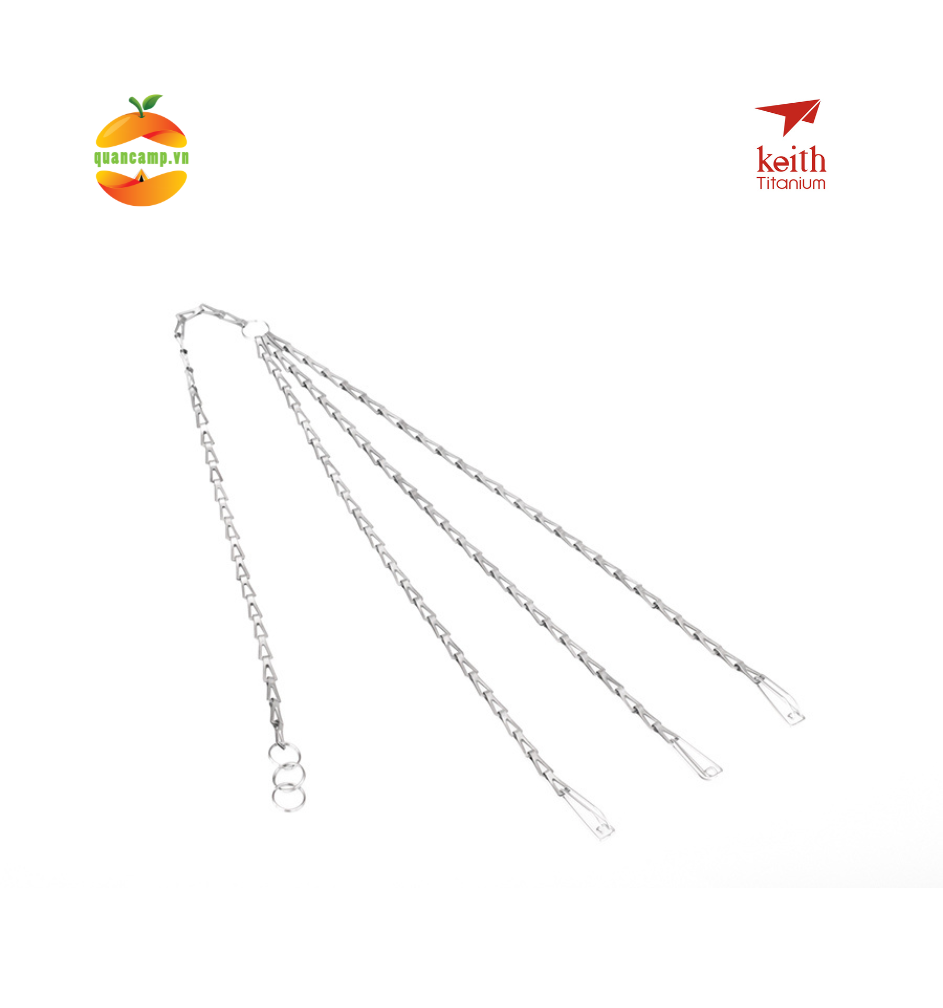 Dây móc treo nồi bằng titanium Keith Titanium Ti1600