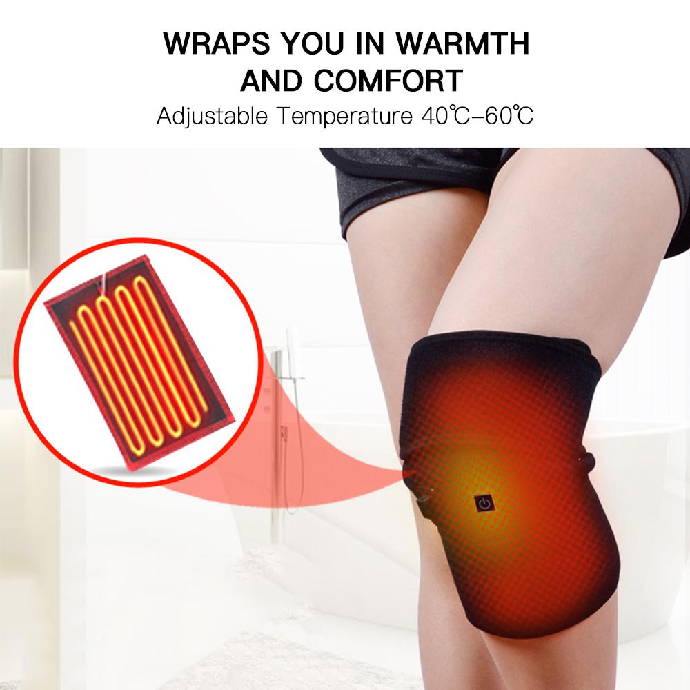 Đai Điện Hỗ Trợ Giảm Đau Đầu Gối Bằng Nhiệt Có Thể Điều Chỉnh