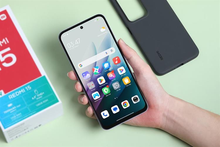 Điện thoại Xiaomi Redmi 15 8GB/128GB - Hàng Chính Hãng