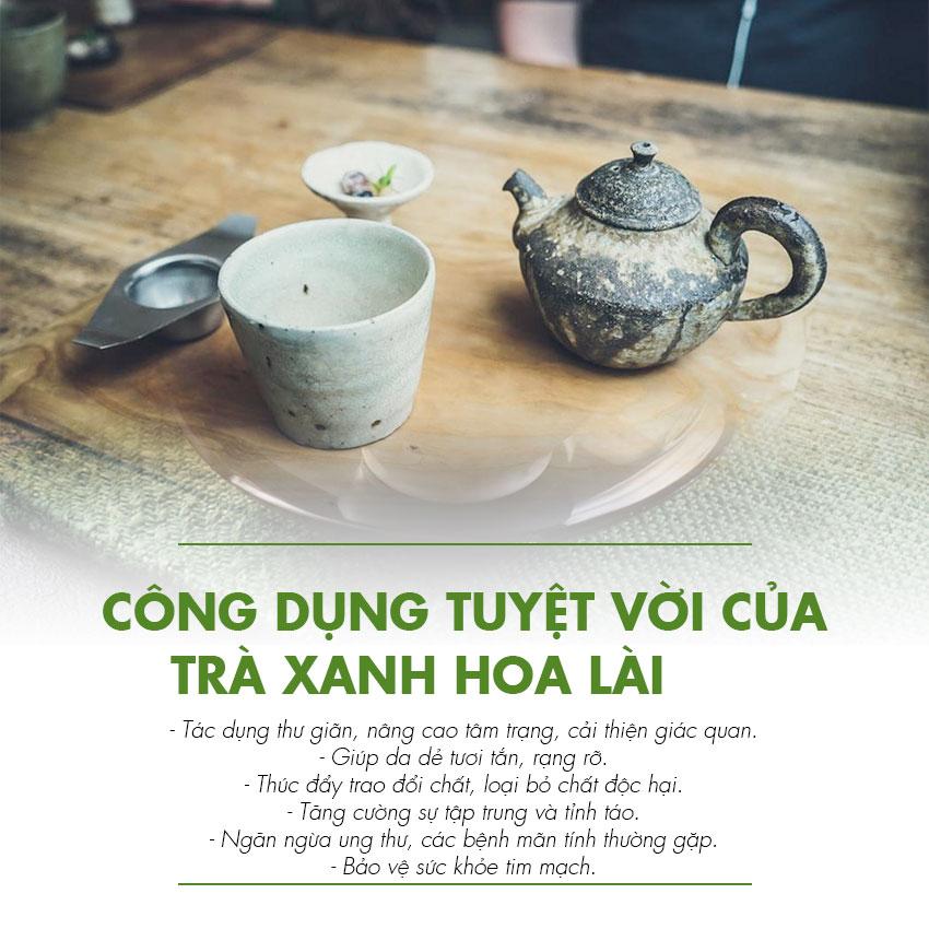 Trà Xanh Hoa Lài Gói