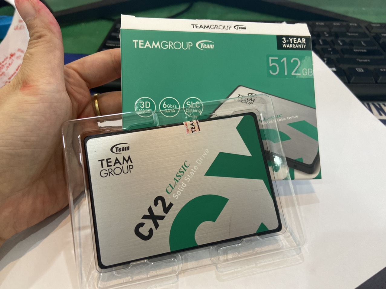 Ổ cứng SSD 512 - TEAMGROUP - Tốc độ cao - Vỏ Nhôm - Sịn- Hàng Chính Hãng