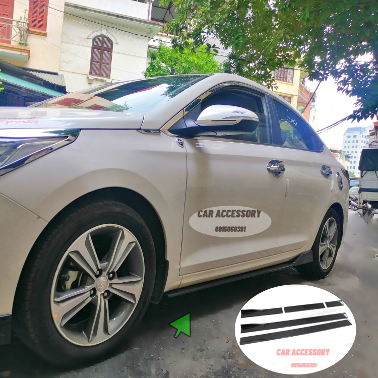 Lip hông Lip Sườn Hyundai mẫu độ cho xe Hyundai Accent