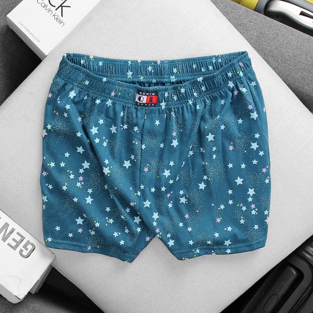 Quần đùi nam ngắn, mặc nhà, mặc ngủ nam nữ chất vải cotton siêu mát mẻ size 45 đến 90kg - Chọn màu ngẫu nhiên