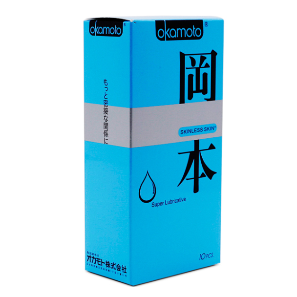 Bao Cao Su Okamoto Skinless Skin Supper Lubricated (Hộp 10 Gói)