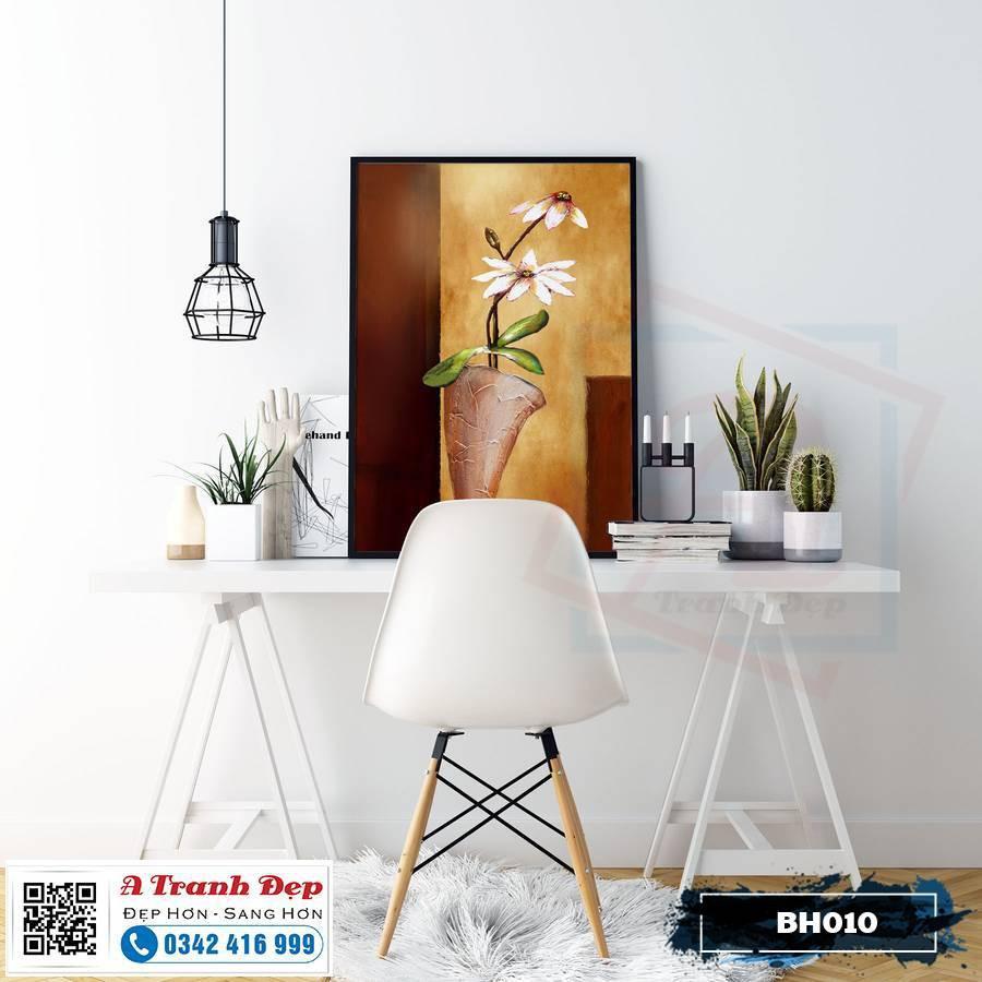Tranh Canvas bình hoa nghệ thuật - BH010