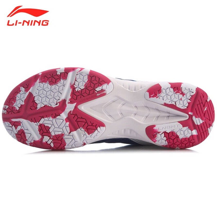 Giày cầu lông Lining AYTR008-2 chính hãng dành cho nữ, đế kếp đàn hồi chống lật cổ chân - Tặng tất thể thao Bendu
