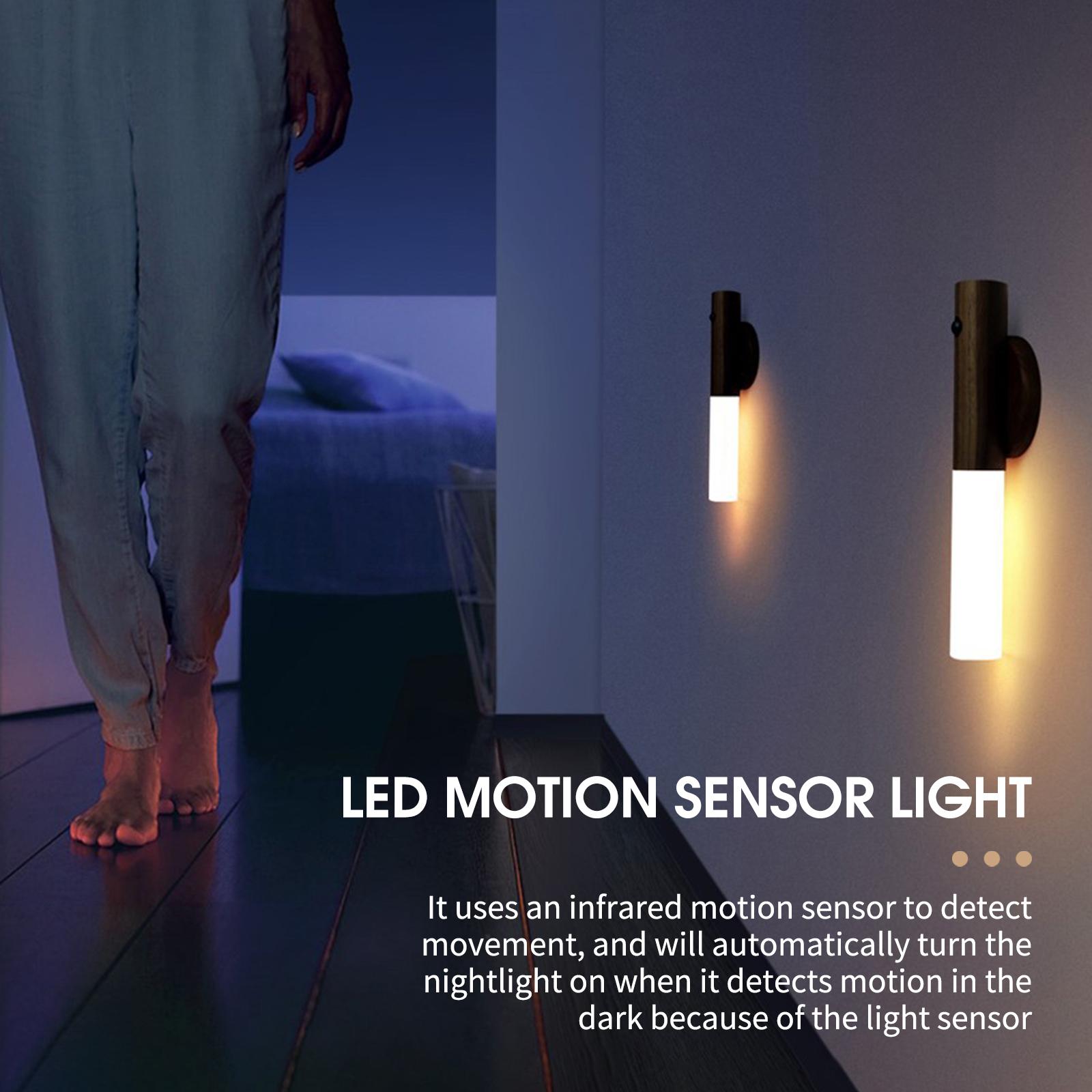 Đèn LED cảm biến chuyển động gắn trên tường có thể tháo rời tự động bật/TẮT