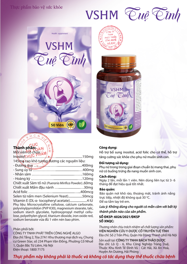 VSHM Tuệ Tĩnh tăng khả năng thụ thai cho phụ nữ muốn sinh con, vô sinh hiếm muộn, muộn con lâu năm - BV Tuệ Tĩnh