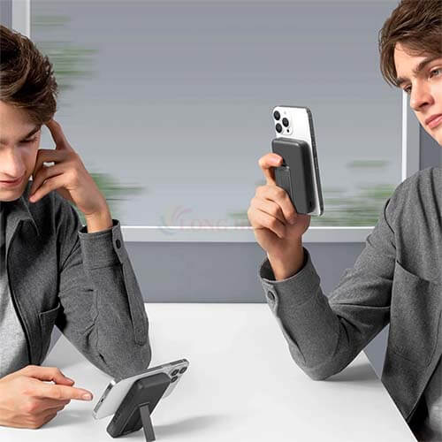Sạc dự phòng có chân đế từ tính không dây Anker 633 MagGO 10000mAh A1641 - Hàng chính hãng