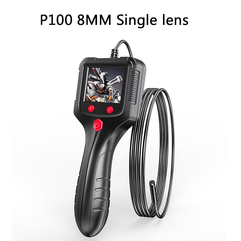 Camera nội soi công nghiệp 2.4 ''/2.8 '' IPS Màn hình kiểm tra cống thoát nước IP68 Ống kính 8 mm chống nước để sửa chữa động cơ xe hơi