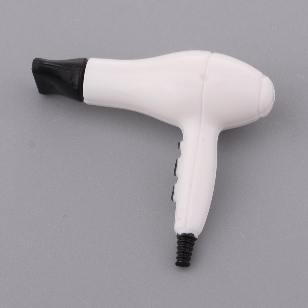 White Salon Dryer for 1/12 Dolls House Bathroom Accessory