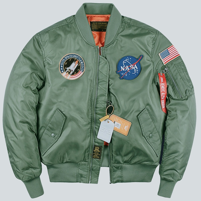 Áo khoác Pilot Nasa cao cấp lót bông, áo khoác lính ARM-1270B
