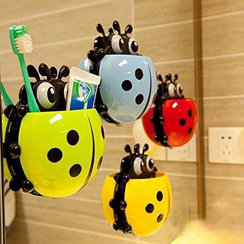 Dụng cụ để bàn chải và kem đánh răng hình chú bọ ngộ nghĩnh
