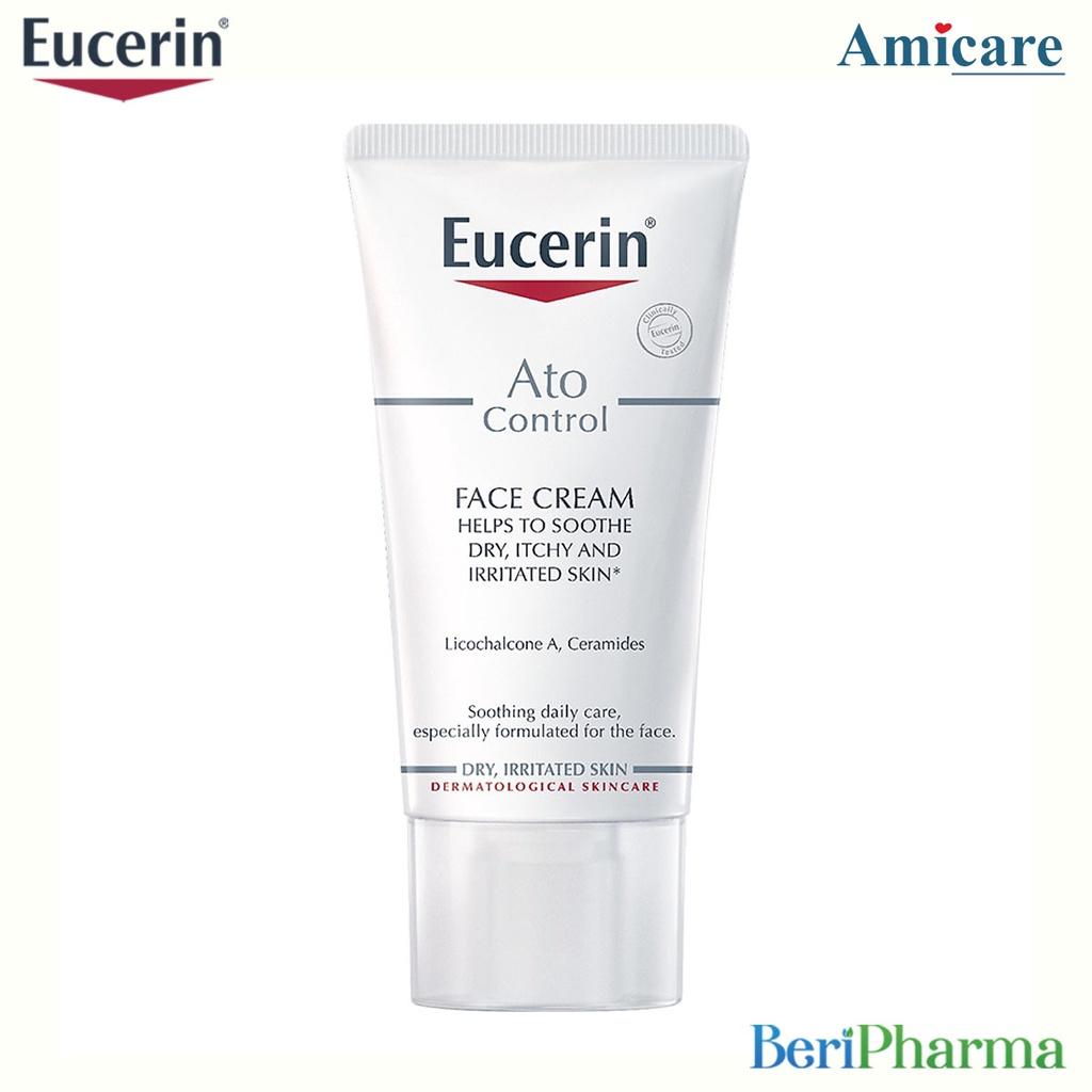 Kem Dưỡng Cho Da Khô và Da Bị Kích Ứng Eucerin Ato Control Soothing Face Cream 50ml