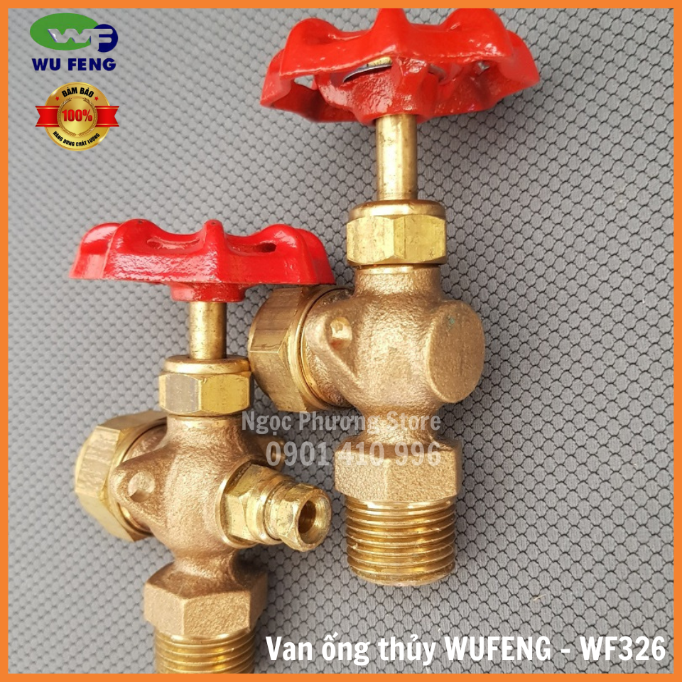 Van Ống Thủy WUFENG Dùng Đo Mức Chất Lỏng Trong Nồi Hơi, Bình Kín Hoặc Bình Chứa, Ren 21mm WF326