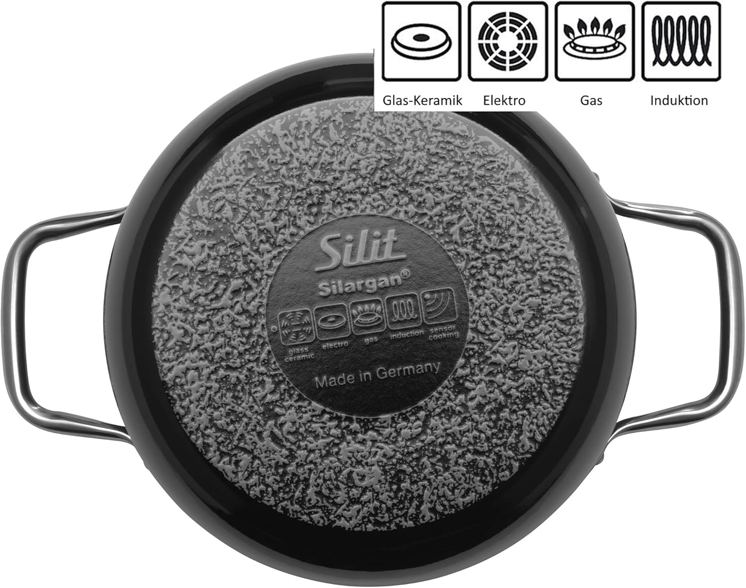 BỘ 4 NỒI SILIT ELEGANCE LINE MÀU ĐEN hàng chính hãng