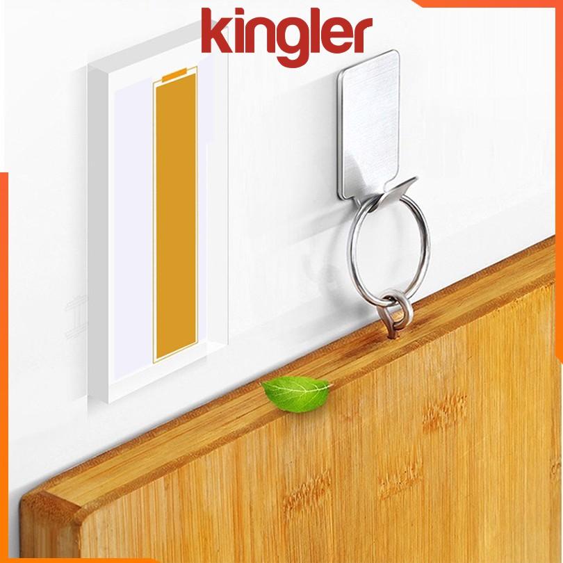 Móc Dán Tường Chịu Lực, Móc Inox Chắc Chắn, Móc Dính Tường Siêu Dính, Treo Đồ Đa Năng Nhỏ Gọn , Tiện Dụng Gia Đình, Kingler 2002