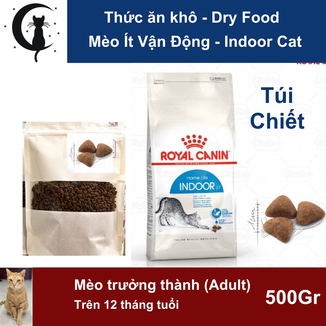 Royal Canin Hạt Mèo Indoor 27 | Mèo Ít Vận Động [Dry cat food]