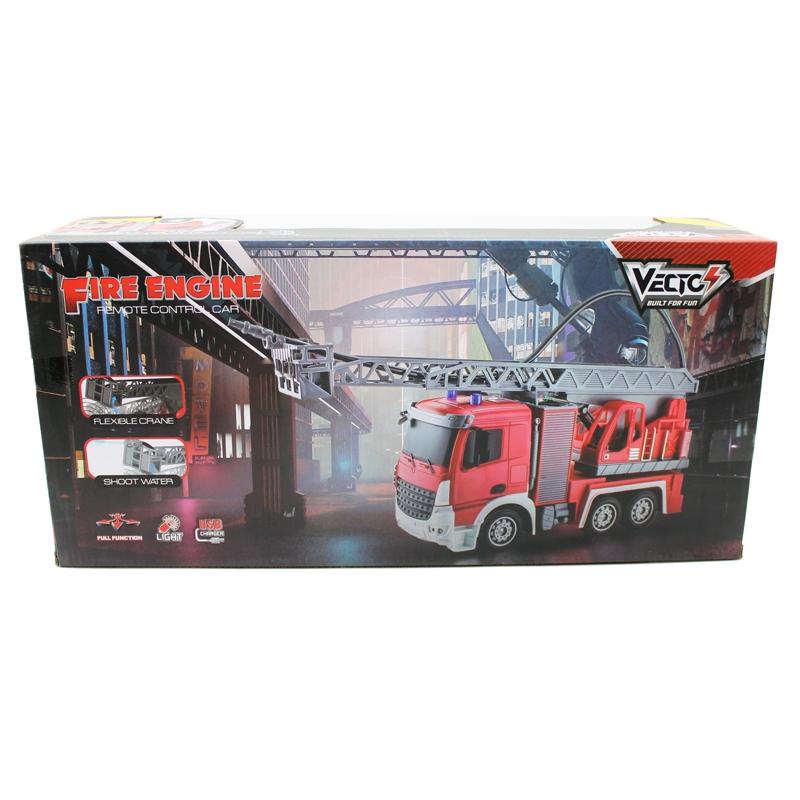 Đồ Chơi Điều Khiển Xe Cứu Hỏa Thang Xoay Phun Nước - Vecto VT28021