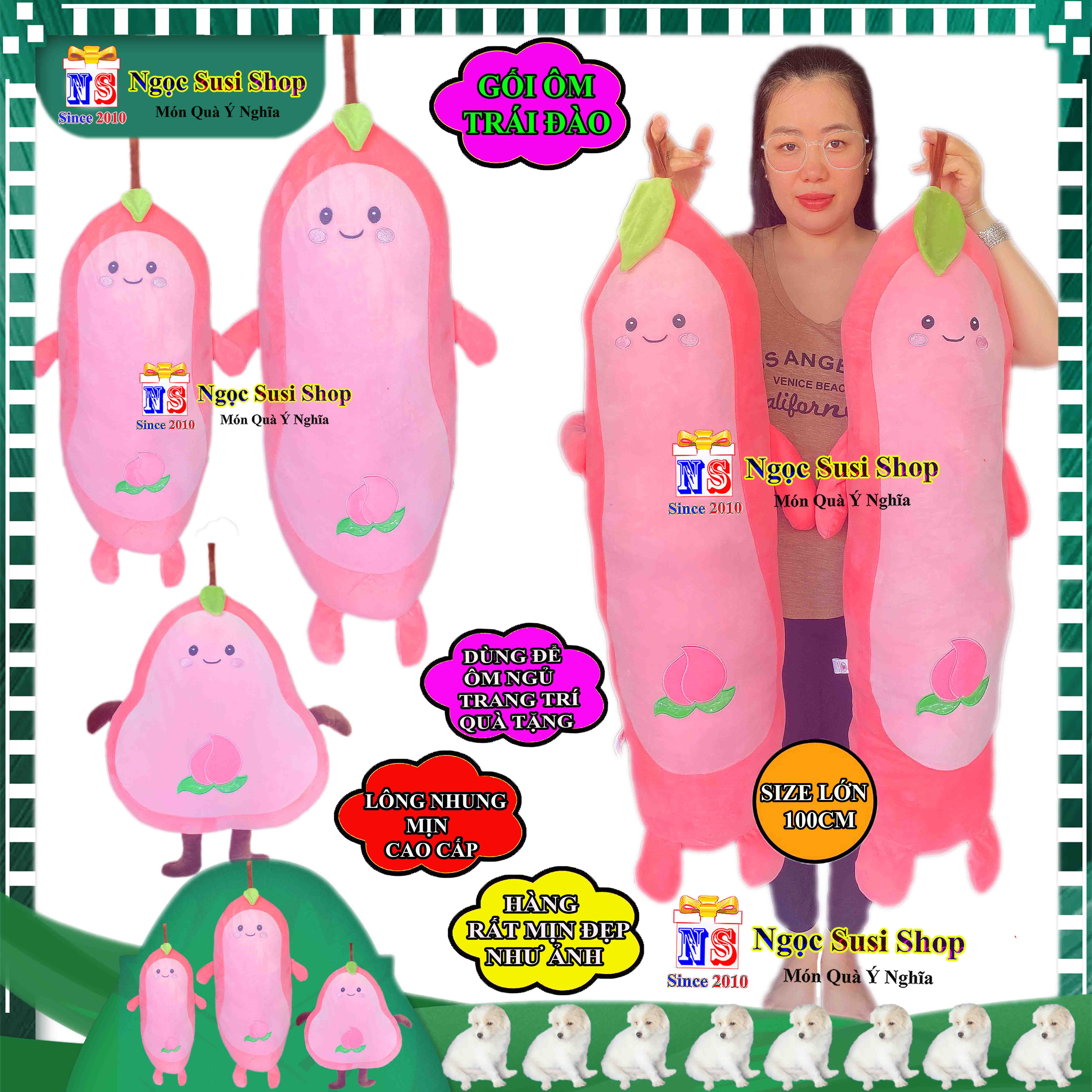 GỐI ÔM QUẢ ĐÀO ÔM NGỦ SIÊU MỀM HÀNG CAO CẤP DÙNG LÀM QUÀ TẶNG TRANG TRÍ - GẤU BÔNG HÌNH TRÁI ĐÀO ĐẸP NHƯ ẢNH