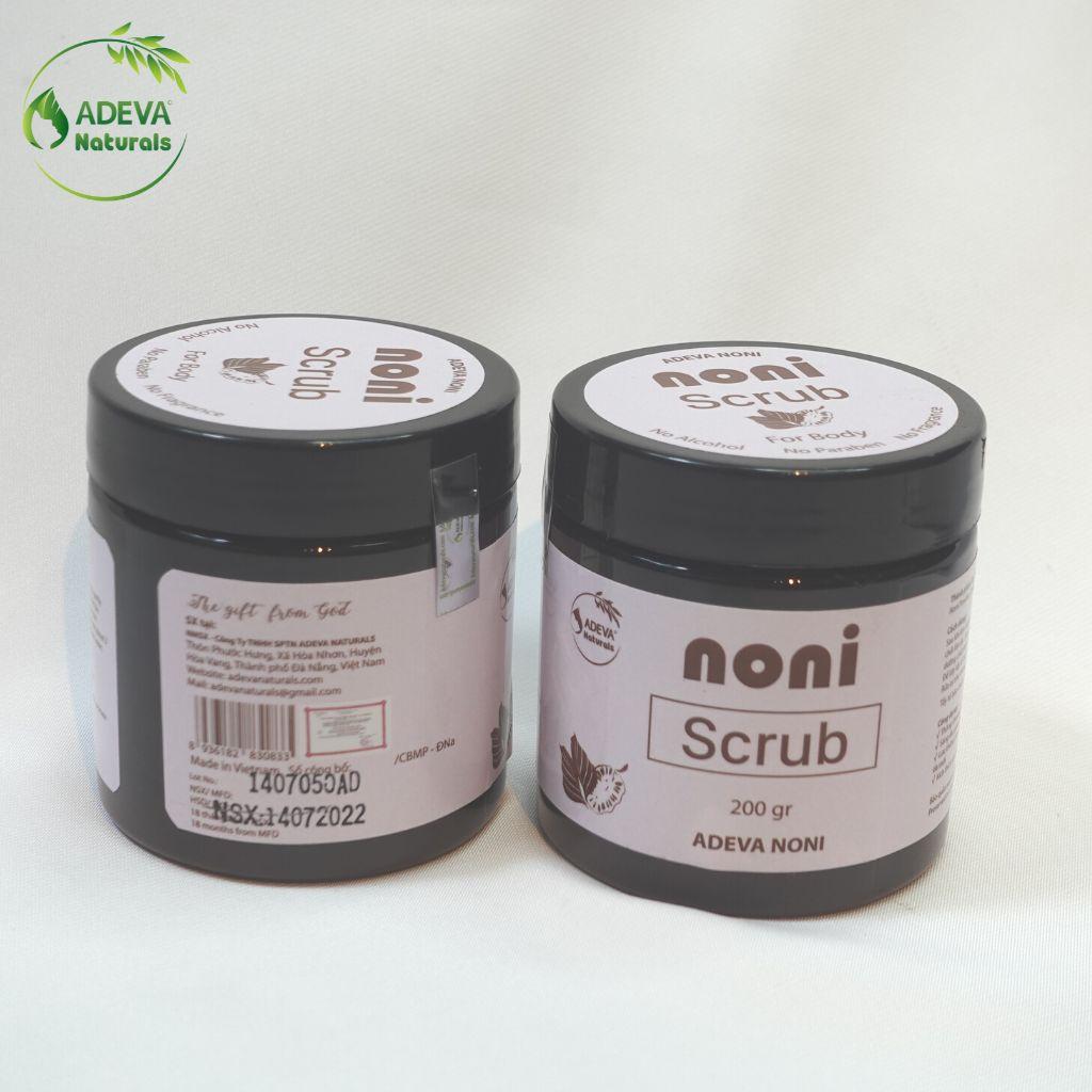 Tẩy Tế Bào Chết Body ADEVA NONI SCRUB FOR BODY Tái Tạo Tế Bào Da Mới An Toàn Cho Mọi Loại Da Kể Cả Da Nhạy Cảm 200g