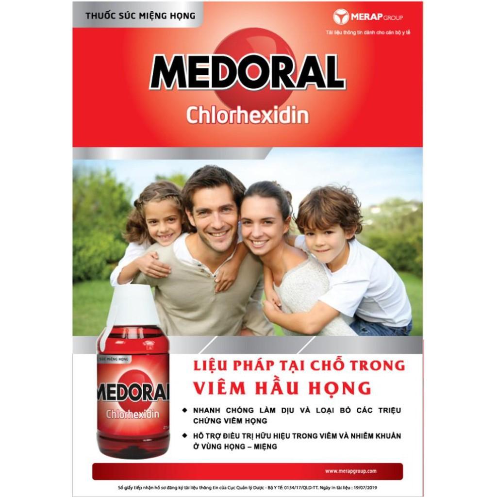 MEDORAL 250ML - SÚC MIỆNG HỌNG