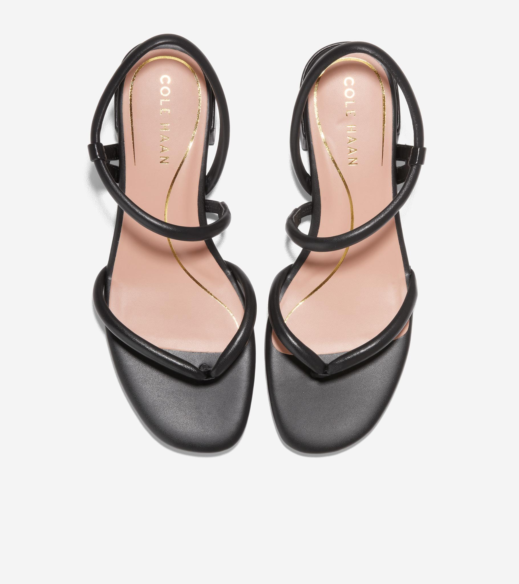 GIÀY CAO GÓT COLE HAAN NỮ CALLI THONG BLK HEEL SDL 40MM W26964 231