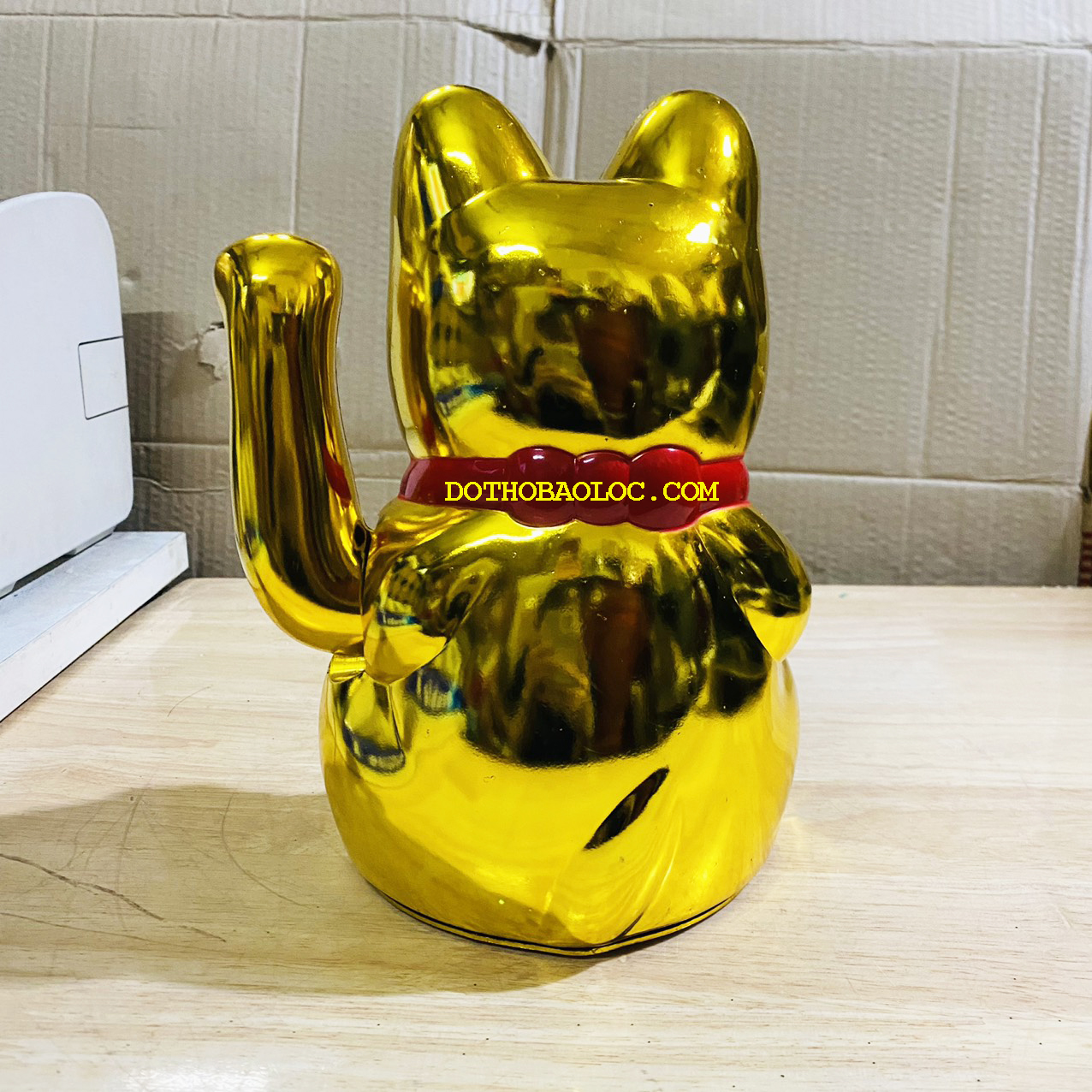 Mèo thần tài mang lại may mắn tài lộc cho gia chủ cao 25cm